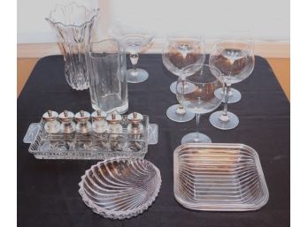 Assorted Decorative Crystal And Glassware