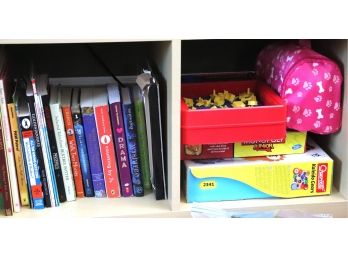 Mixed Lot Of Assorted Childrens Books And Games Titles Include Walk Two Moons, Wishtree & Monopoly Junior