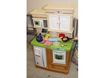 Annabel Karmel Toy Play Kitchen With Accessories And Minnie Mouse Microwave
