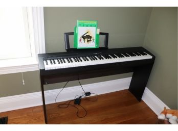 Yamaha Electric Piano Model # PA-150 In Good Working Condition Great For Beginners With Stand