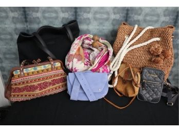 Womens Handbags Includes Isabella Fiore, Tommy Bahama Beach, MZ Wallace, Black Coach & Filasse