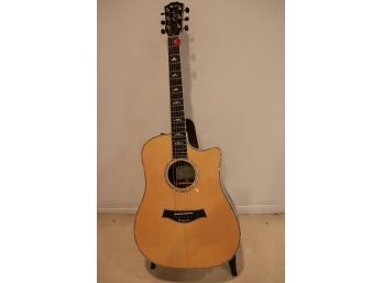 Quality Taylor Metal String Acoustic Guitar Model #910-CE   Original Hard Case Not Shown