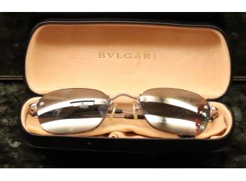 Luxury Bvlgari Mirrored Finish Sunglasses