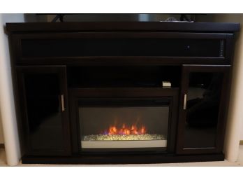 Twin Star Electric Fireplace Heater Console Cabinet