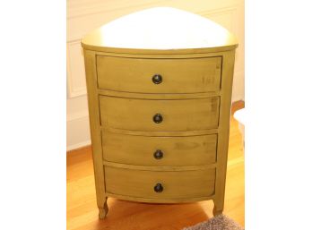 Unique Shaped 4 Drawer Side Chest
