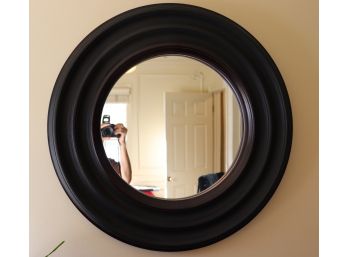 29 Inch Diameter Round 2 Tone Framed Wall Mirror