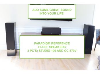 Paradigm Reference High Definition Speakers