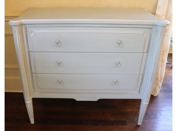 Ethan Allen Classic French Style Light Blue 3 Drawer Chest