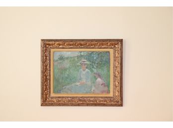 Signed Francois Gall(1912-1987), Oil On Canvas In Carved & Gilded Frame