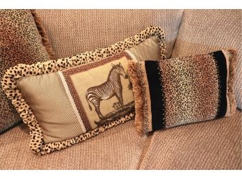 Safari Inspired Decorative Throw Pillows
