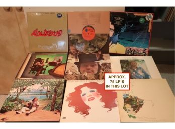 Lot Of Lot Of Vintage Vinyl Records  -  Beatles, Van Morrison, Pink Floyd, The Doors, Bob Marley & More!!