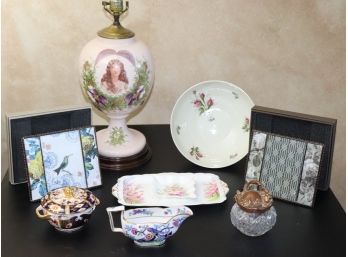 Assorted Hand Painted Porcelain By Davenport, Rosenthal And More