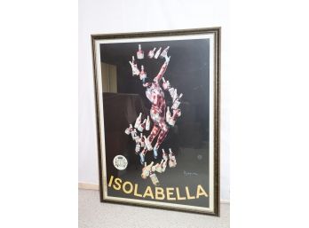Framed Isolabella Advertising Art Poster Print