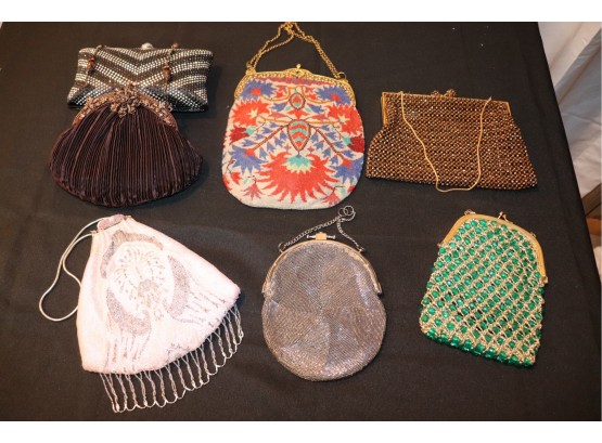 Lot Of Assorted Vintage Beaded Handbags