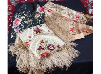 Lot Of Vintage Hand Crafted Hungarian Embroidery