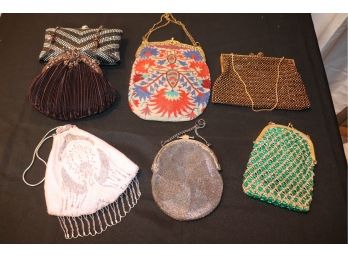 Lot Of Assorted Vintage Beaded Handbags