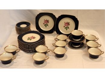 Vintage Old Ivory Syracuse China Luncheon Service For 12