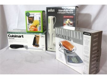 Assorted Small Kitchen Electrics In Original Boxes & More