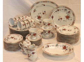 Large Set Of Vintage Noritake Ireland Fine Porcelain Dishes  Service For 10