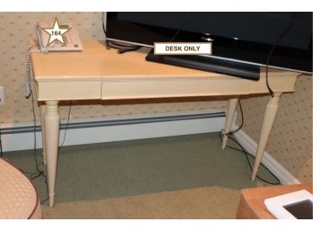 Creme Contemporary Wood Desk 51' Wide X 21' Deep