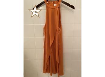 Long Summer Dress In Orange By ALC Size Small