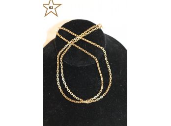 14K Yellow Gold 26' Link Necklace (12.8 Dwt)
