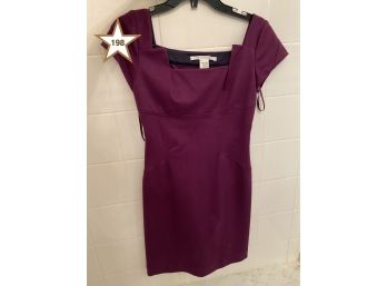 Fuschia Cap Sleeve Mini Dress By Diane Von Furstenberg, Size 4