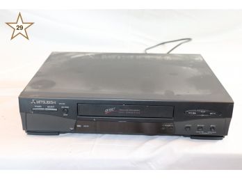 Mitsubishi VCR Player And Remote