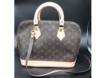 Louis Vuitton Alma Handbag With Crossbody Strap