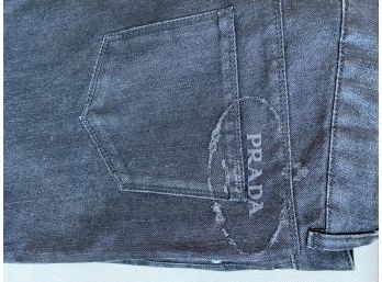 Womens Prada Jeans, Size 30. Made In Italy. Hipster With Sheen!
