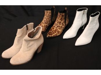 Assortment Of Leather And Suede Boots - Marc Fischer, Vince Camuto And Rag & Bone. 'Can Ship'