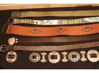 Assortment Of Ladies Genuine Southwest Style Belts