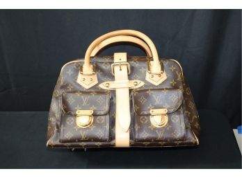 Authentic Louis Vuitton Manhattan GM Iconic Monogram Handbag. 'Can Ship'