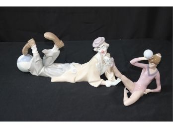 Lot Of 2 Lladro Fine Porcelain Figurines