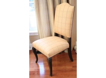Ethan Allen Serpentine Back Upholstered Side Chair