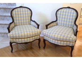 Pair Of Vintage French Style Occasional Chairs