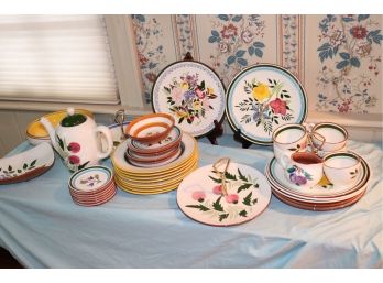 MIXED VARIETY OF STANGL DISHWARE, ASSORTED PATTERNS INCLUDES PLATES, BOWLS, CUPS & SERVING DISHES