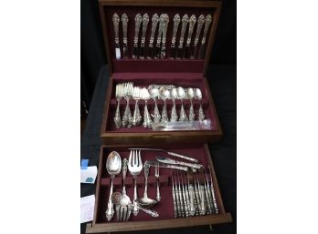 REED & BARTON GRANDE RENAISSANCE STERLING FLATWARE, 113 Pc's Approx.-132.53 OZT