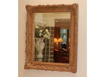 OVERSIZED FABULOUS ORNATE WALL MIRROR WITH SHELL MORIFF 50 INCHES W X 62 INCHES TALL