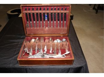 COMMUNITY PLATED FLATWARE WITH BOX