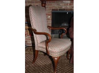 Lyons Furniture Heritage Arm Chair With Custom Upholstery