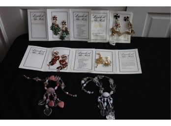 COLLECTION OF LUNCH AT THE RITZ FUN FASHION JEWLERY INCLUDES CANASTA & CHRISTMAS TREE FARM