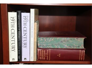 COLLECTION OF BOOKS INCLUDES 19TH CENTURY, GREAT MARQUES OF AMERICA, NEW STANDARD UNABRIDGED DICTIONARY