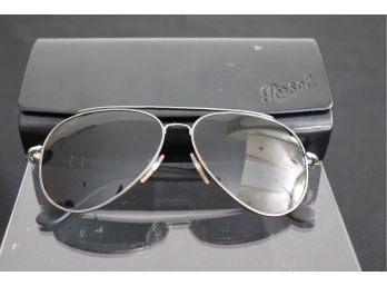 Authentic Persol Polarized Aviator Style 2424-9 Womens Sunglasses With Carrying Case