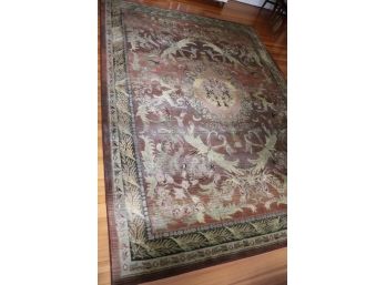 'TAPESTRIES' TEA WASH 100  OLIFINE PILE AREA RUG MEASURES 7 FEET 10 INCHES X 10 FEET 6 INCHES