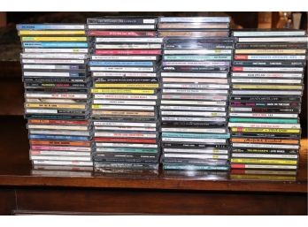 COLLECTION OF OVER 100 CDS INCLUDES BOB DYLAN, JEFF BECK, YELLOW JACKETS, CRUSADERS, RAMSEY LEWIS & MORE
