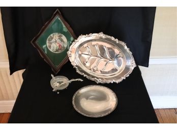 COLLECTION INCLUDES SOUTH AFRICAN DESIGN CONDIMENT DISH WITH SERVING SPOON & ROMANTIC LOVERS PRINT