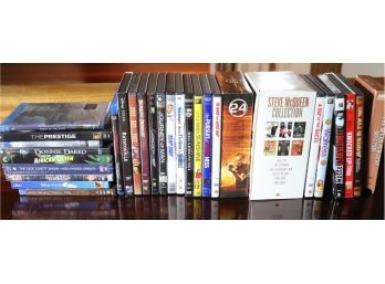 COLLECTION OF DVDS AND BLUE RAYS INCLUDES STEVE MCQUEEN COLLECTION, THE AFRICAN QUEEN, THE SOUND OF MUSIC & MO
