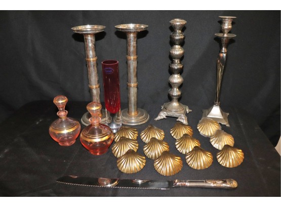 Eclectic Vintage Assortment Of Tabletop Decorative Accessories