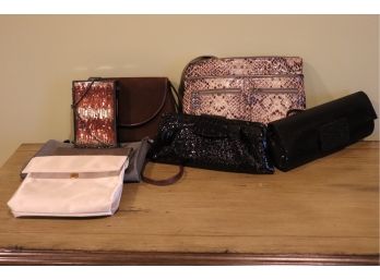 Lot Of 7 Assorted Special Occasion Handbags  Some Vintage, Some Newer
